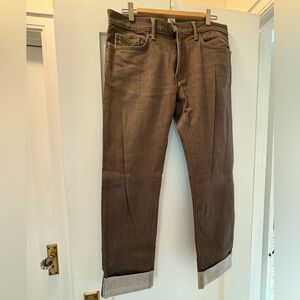 🟤🟫🤎 Men's Brown Straight-Leg Jeans